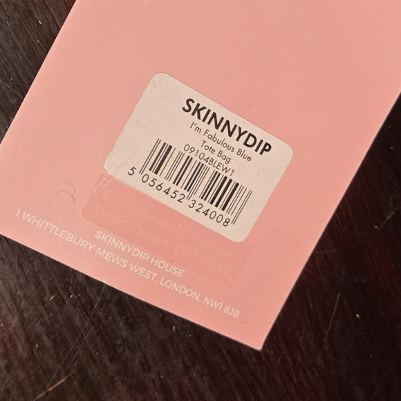 Skinny Dip London Tote Bambi Feline 'B..ch Please... I'm Fabulous' Sassy Fun 15" - Picture 12 of 12